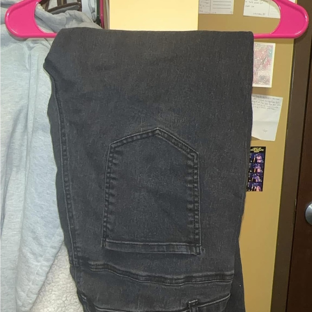 Dark Gray Denim Jeans